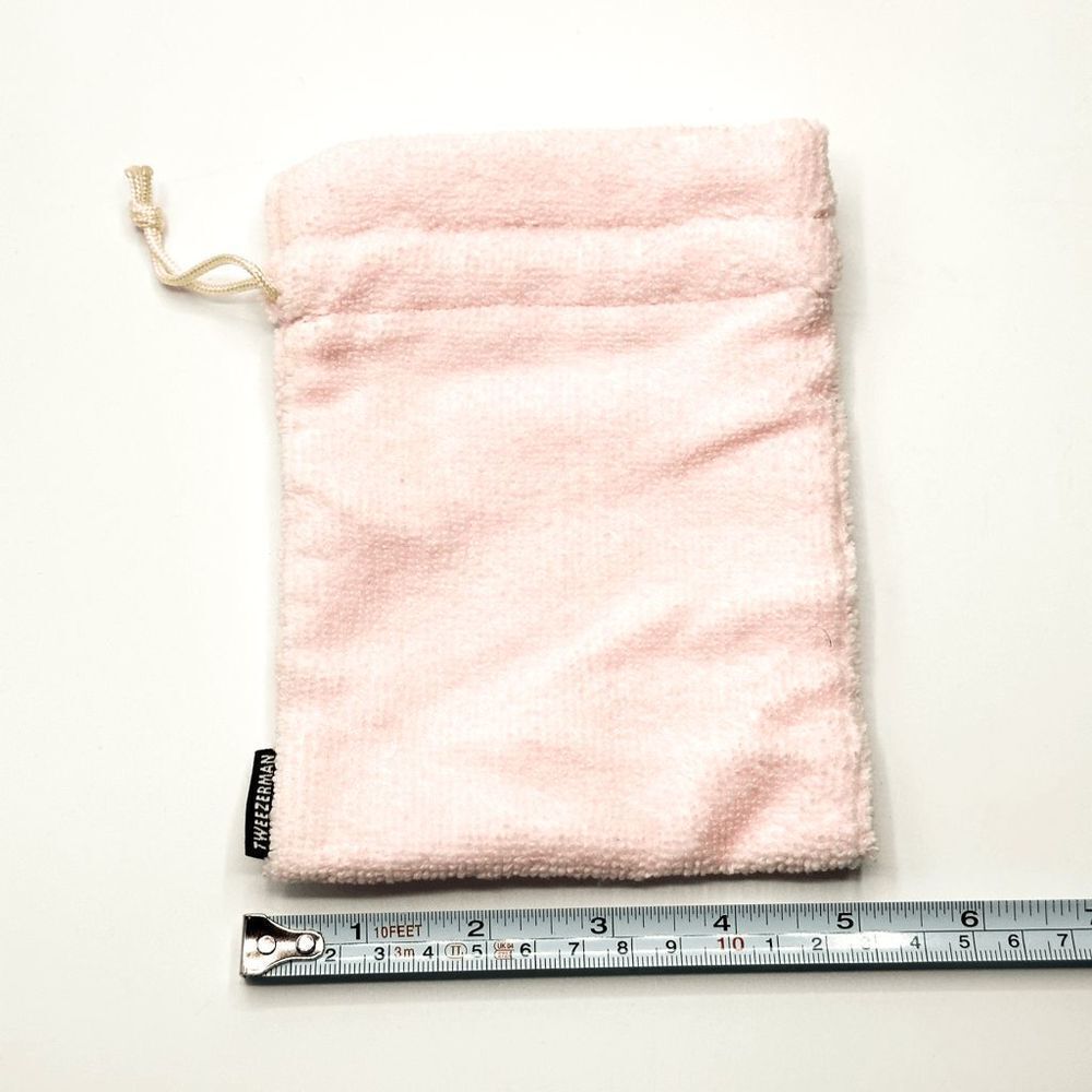 Tweezerman Drawstring Pink Pouch - Picture 3 of 3